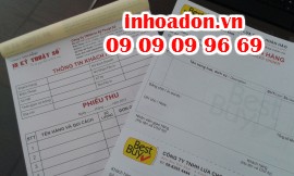 Quy định về tạo hóa đơn đặt in